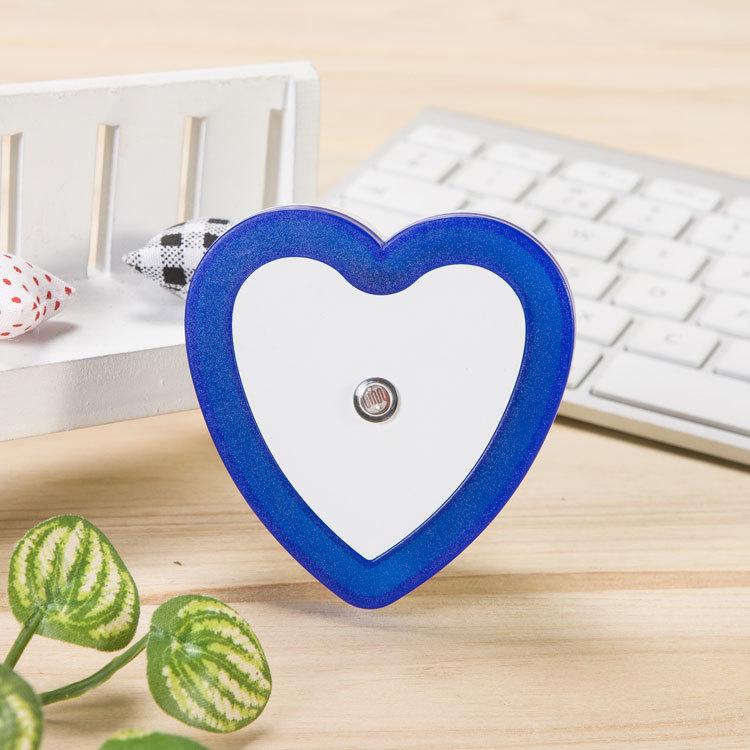 Heart-Shaped LED Night Light with Sensor