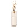 Creative Pen Holders Portable Pu Leather Pen Pouch With Keychain Pen Case Pocket Clip Home And Office Storage Supplies