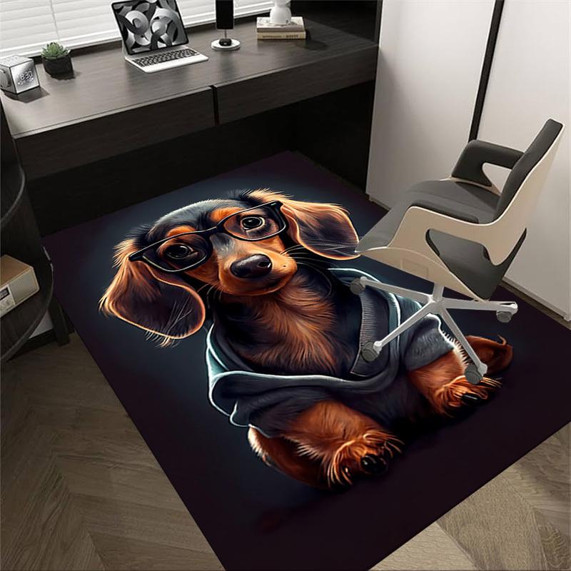 1PC Dog Glasses Extra Large Non Slip Floor carpet, Office, family, bedroom, Studio Large Area Rug Indoor Rugs