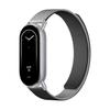 Bracelet de Montre Magnétique en Silicone Texture Litchi Bicolore Pour Xiaomi Smart Band 11/10/9/8, Bracelet de Remplacement Réglable