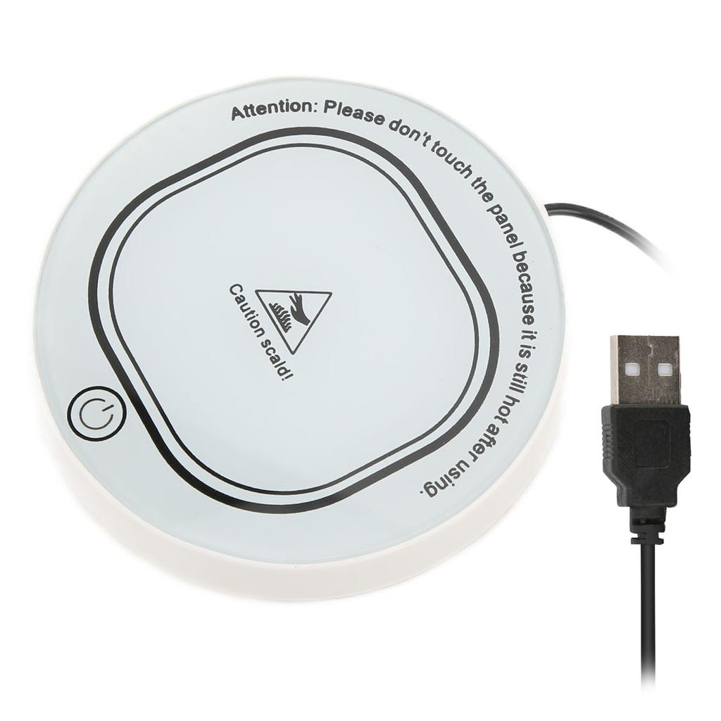 Cup Warmer Pad Constant Temperature USB Intelligent Utility Cup Heating Mat for Coffee Milk Tea