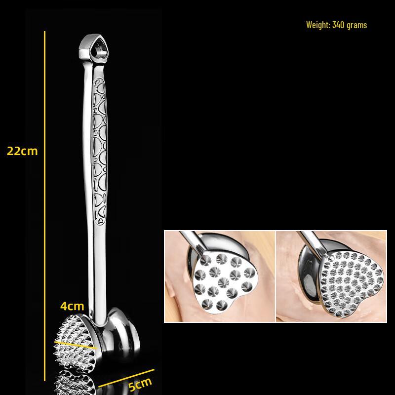 

ZISIZ Dual-Sided Meat Tenderizer Hammer