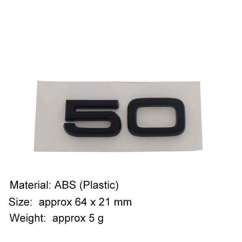 Adesivo Logo 3D 30 35 40 45 50 55 TFSI Emblema Paraurti Posteriore Auto Bagagliaio Posteriore Accessori