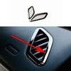 2013- Side Outlet Vent Dashboard Cover Trim For Benz GLA CLA Black Titanium
