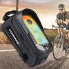 Phone Case Bike Accessories Touch Screen Waterproof MTB Road Bike Bag Bicycle Bag Cycling Bag Top Frame Tube Bag with Sun-Visor Cycling Accessories