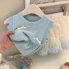 Girls Summer Knit Vest Sweet Bowknot Sleeveless Top Baby Fashionable Versatile Tank Waistcoat Clothing