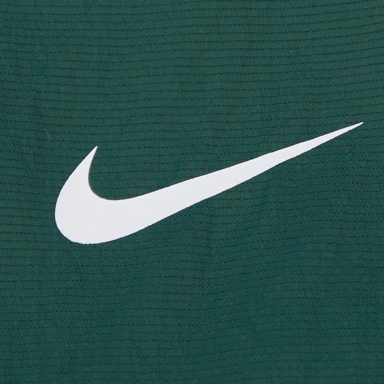 Nike Logo Print Color Block Double Zip Design Woven Loose Jacket Women Jackets Green FQ0703-323