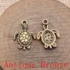 Turtle Shaped Charms Pendant For Bracelet Necklace Jewelry Making Craft Findings