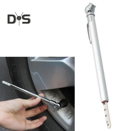 Car Tire Pressure Gauge with Tread Depth Gauge Deflator Valve for High-Pressure Automotive Tires Car Safety/Maintenance Tool for Optimal Tire Care