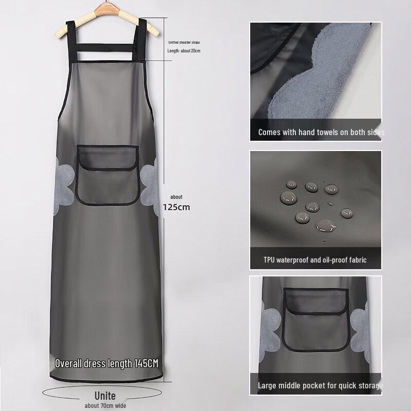 Easy-Clean Waterproof Kitchen Apron