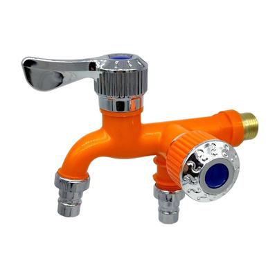 Dual Control Faucets Double Outlets Water Tap Universal Interface Connector Sink Faucets Home