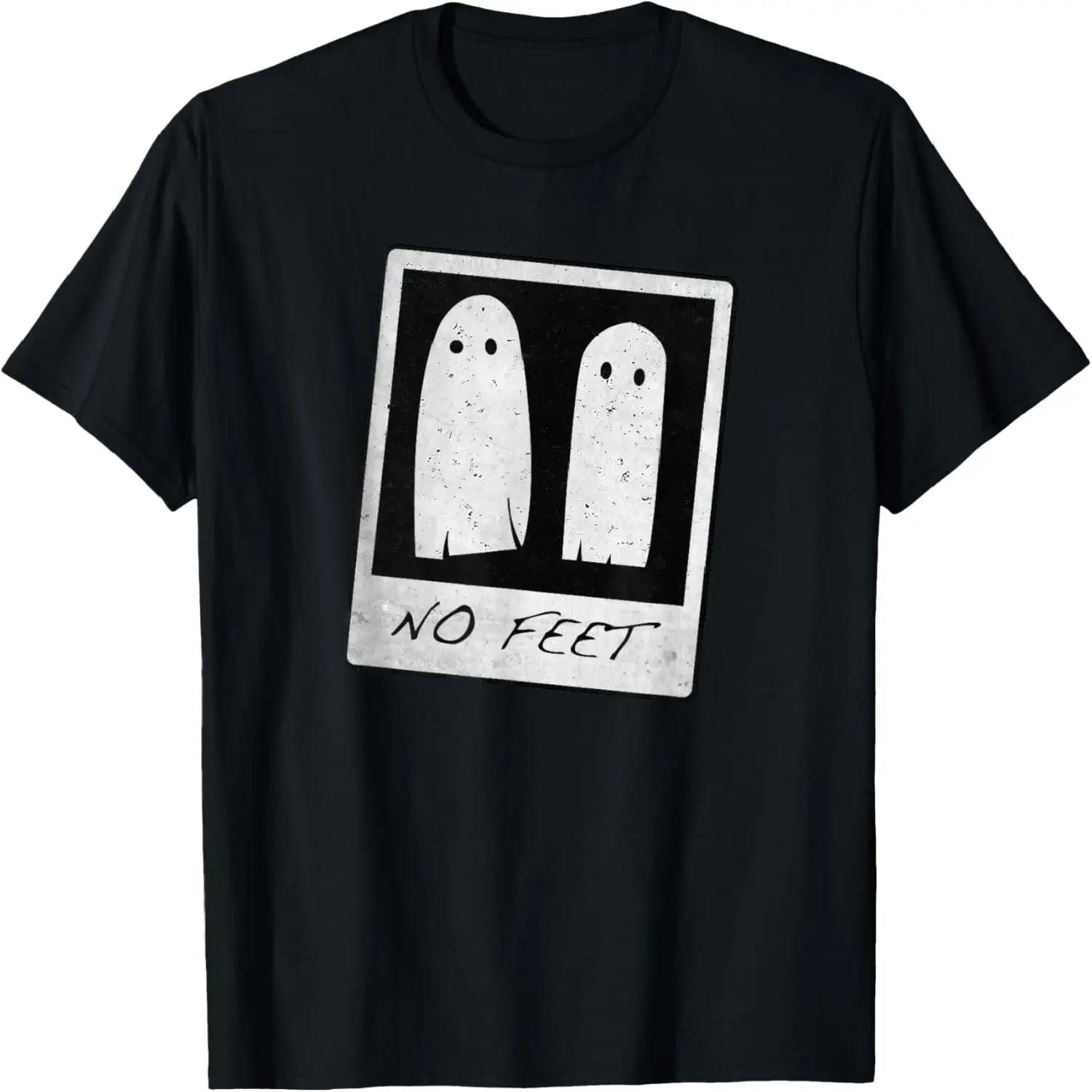 

No Feet Spooky Halloween Sheet Ghost Design T-Shirt S чёрный