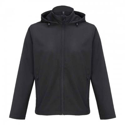 Mens Race Hooded Soft Shell Jacket