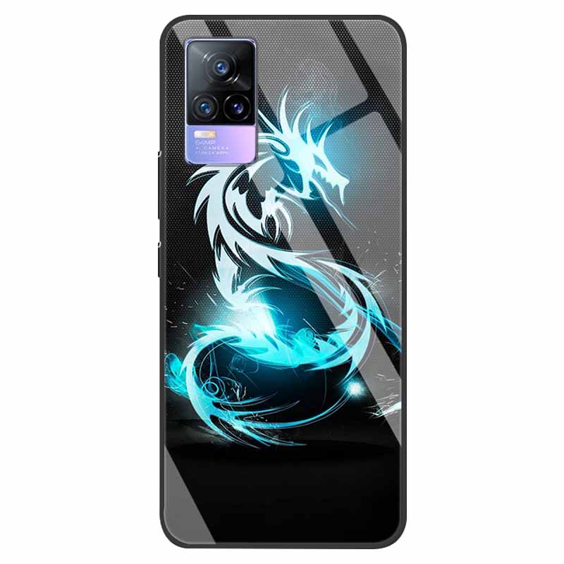 For VivoV21 5G Tempered Glass Case for Vivo V21 5G Soft Bumper Hard Funda For Vivo X60 Pro Global Phone Case X60 5G 2021 Cover