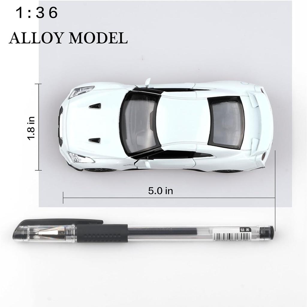 1/36 Scale GTR R35 Diecast Model Cars,Pull Back Vehicles GTR Toy Cars,Cars Gifts for Boys Girls