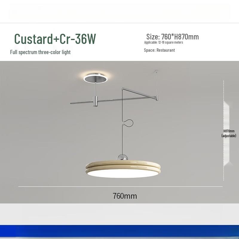 Dream Bubble D-Style Swing Arm Pendant Lamp