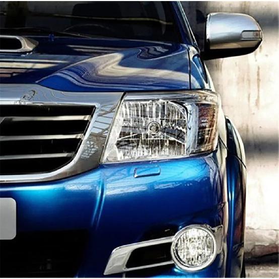 Car Front Headlight Clear Headlamp Transparent Lampshade Lamp Shell Lens Cover Auto Light Caps For Toyota Hilux 2012 2013 2014