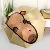 Reiseregenschirm mit Capybara-Motiv - 8 Rippen, Automatisches Öffnen und Schließen, Tragbares faltbares Design, Kompakter und stilvoller Schirm für unterwegs