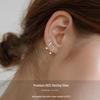 Symbol S925 Silver Question Mark Stud Earrings - Women's Trendy 2022 Dangle Korean Style, Simple & Versatile Design