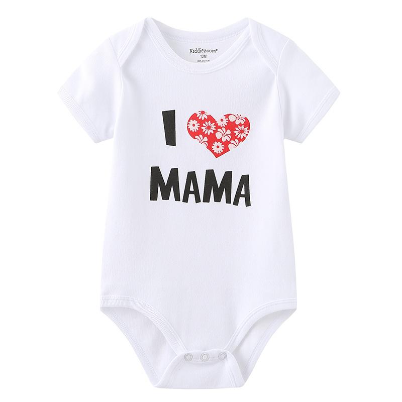 Baby Clothes Short Sleeve Cotton Baby Girl Clothes O-neck Cartoon Infantil Baby Boy Clothes Newborn Toddlers Jumpsuits Pajama Clothing BDS10