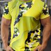 Camouflage Print Men's Tshirt Casual Comfortable Streetwear 3D Summer Outdoor Short Sleeve Crew Neck Sports Top Training T-shirt
