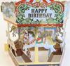 Sanrio Birthday Card Melody Card P 130 Standard Merry-Go-Round JPME30-2