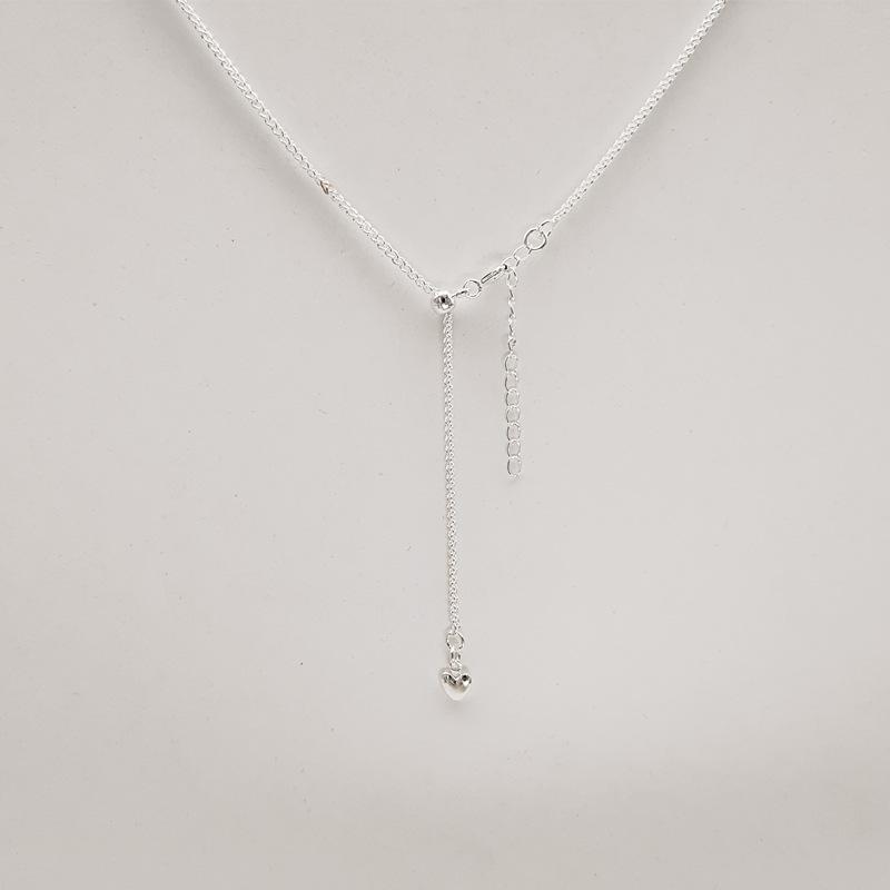 Tassel Necklace Women s Simple Love Collarbone Chain Light Luxury Korean Temperament Simple