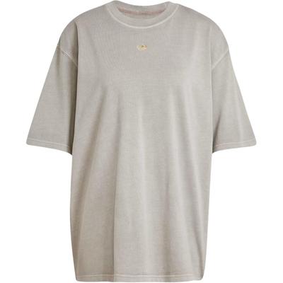 Originals Washed Oversized Tee 90s Hip Hop Style Women Tops Silver-Pebble JI5730