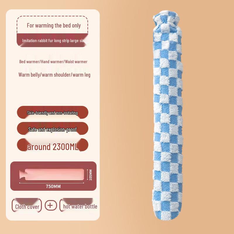 Changshen Long Faux Rabbit Fur Hot Water Bag