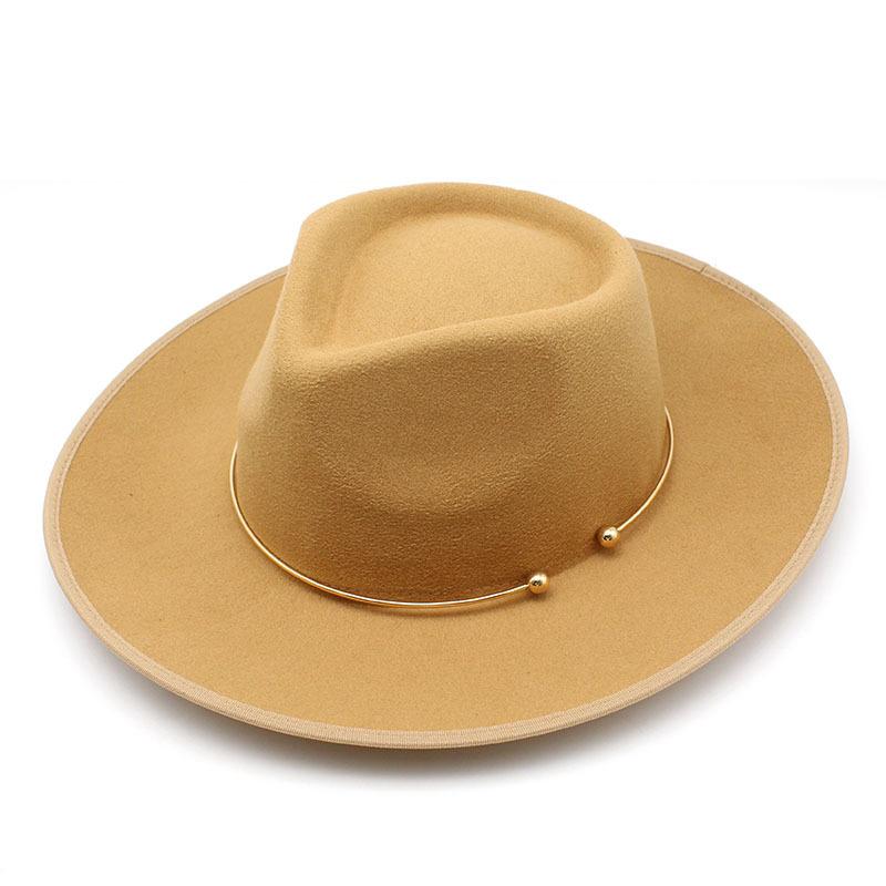 Vintage Metallic Wool Hat Pink Visor Jazz Hat Top Hat British Hat Wide Rim Felt Hat