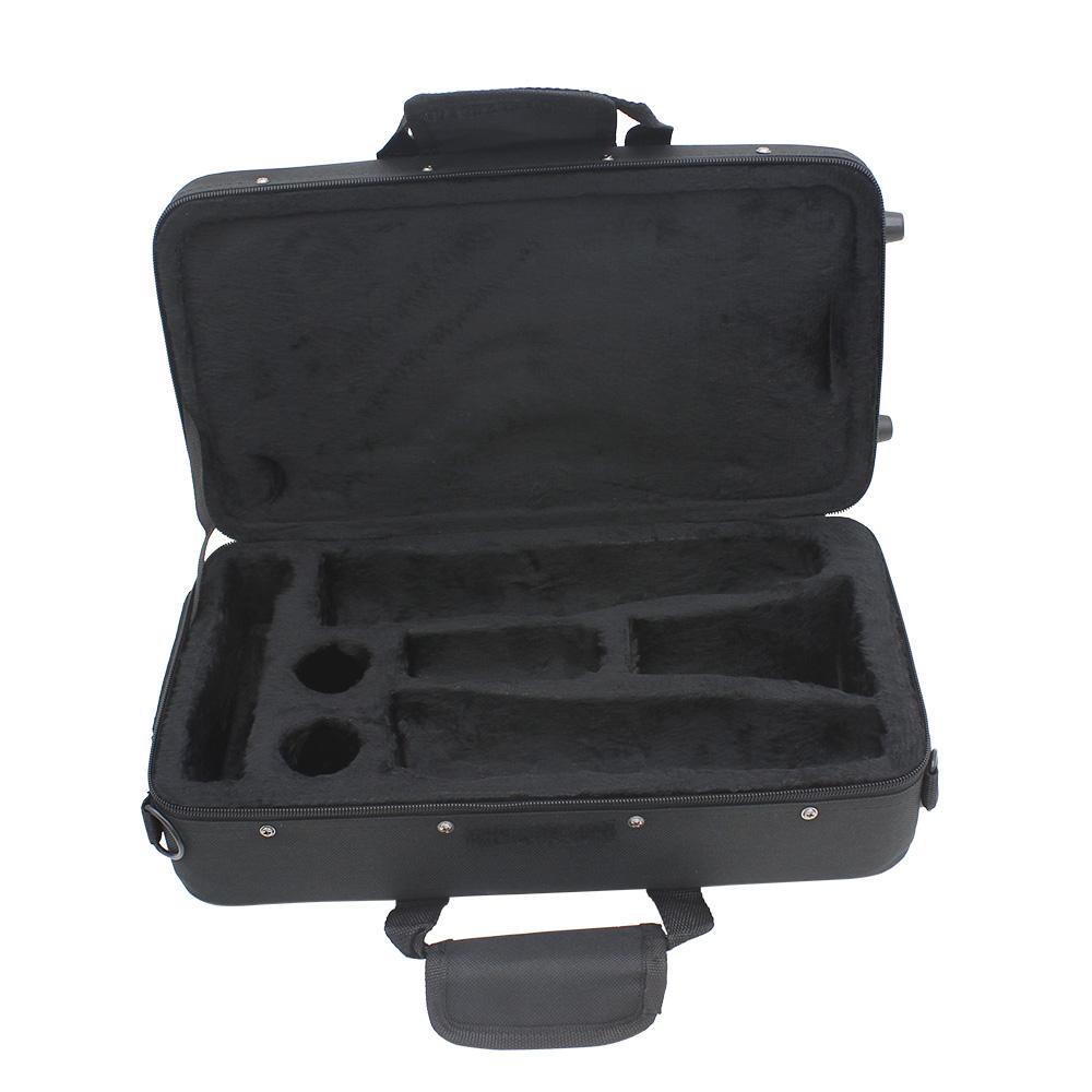 Water-resistant Oxford Cloth Gig Bag Box for Clarinet with Adjustable Single Shoulder Strap Pocket Foam Cotton Padded
