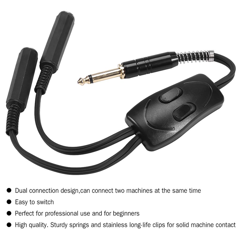 Dual Connection Tattoo Power Clip Cord Tattoo Accessories for Machine Power Kit Set Supply