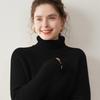 Women's Thickened Cashmere High-Neck Sweater - Autumn/Winter Knitted Loose Base Layer for a Cozy, Relaxed Style