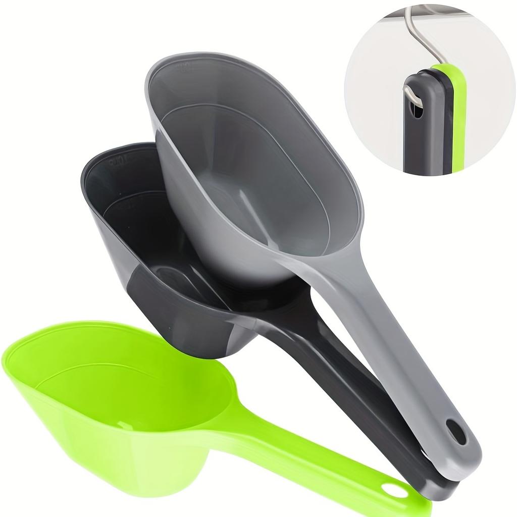 Pet Feeding Shovel Cat Food Scoop Large Capacity Multifunctional Cat Dog Spoon Plastic Pet Food Deep Shovel Pet Spoon