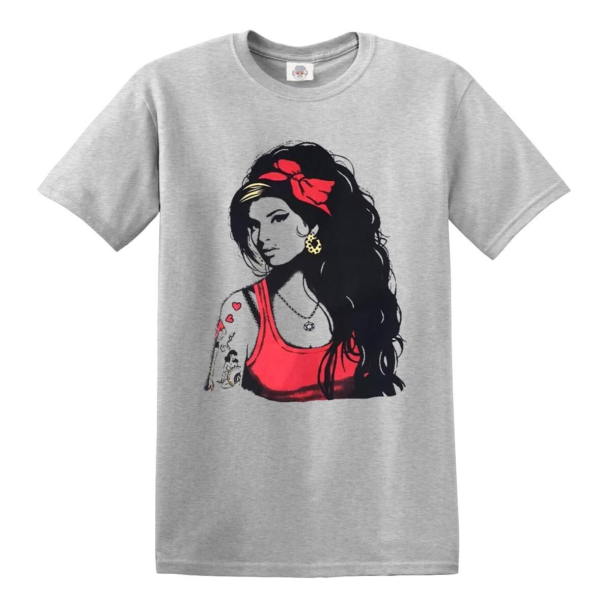 AMY WINEHOUSE TATTOO T-SHIRT/Music/TV/Amy/Vintage/Tattoos/Top/Tshirt S разноцветный