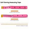 5/10Pcs Soft Sewing Ruler Sewing Measuring Tape Body Measuring Clothing Ruler Durable Tailor Tape Measure Sewing Kits 150cm