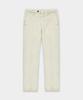 BIRBANTE Natural Garment-Dyed Stretch Pants - Ecru