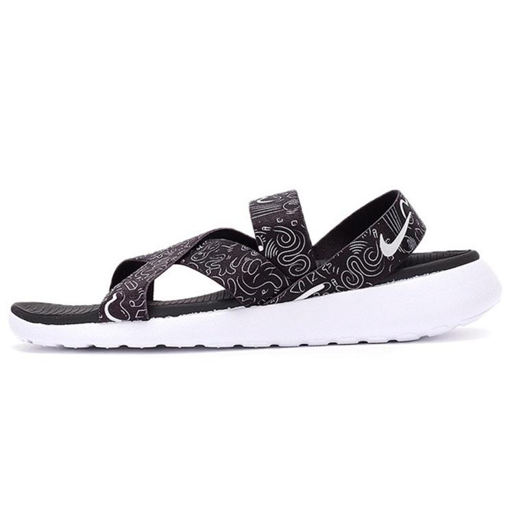 (WMNS) Nike Roshe One Sandal Print  Black White  Women s 832644-011 EU 35.5