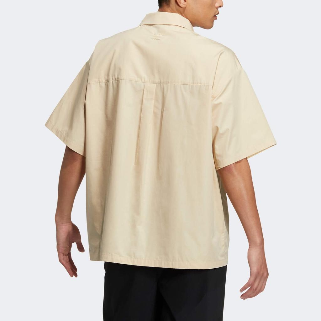 Adidas Originals Trefoil Solid Pocket Short Sleeve Shirt Unisex Tops Prairie-Brown HS8617