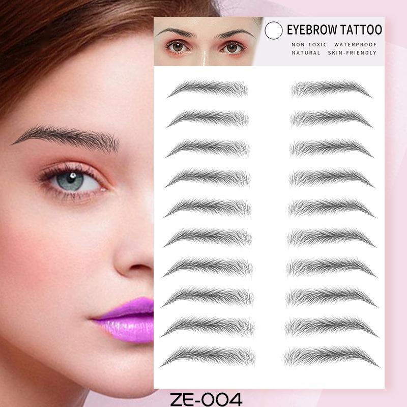 Eyebrow Sticker 6D Simulated Eyebrow Sticker Ecological Bionic Eyebrow Lazy Eyebrow Sticker Template Eyebrow Sticker Eyebrow Tattoo Sticker