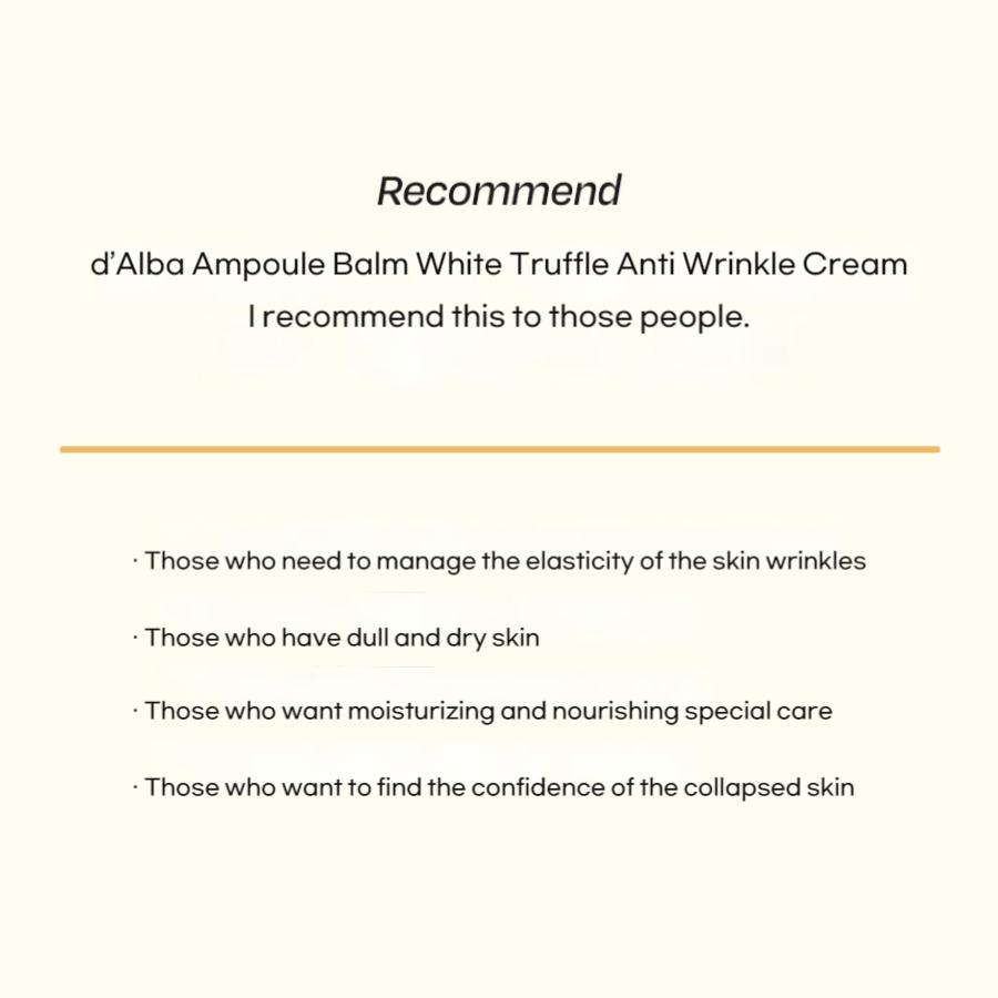 d’Alba Ampoule Balm White Truffle Anti Wrinkle Cream 50ml