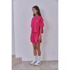 THE GREEN LAB Essential Crop Short Sleeve Tee [Pink]
