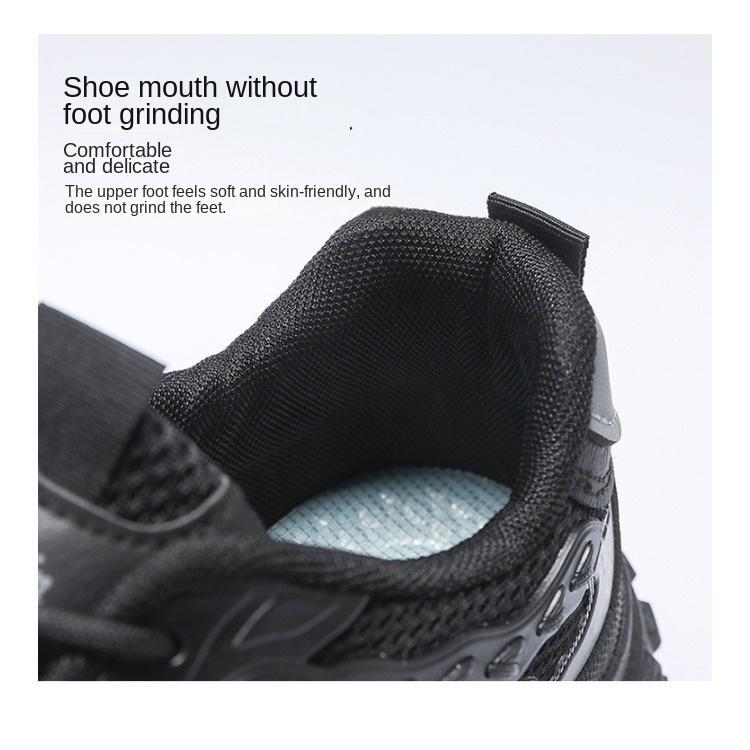 Herrenschuhe Frühling Atmungsaktive Mesh-Oberfläche Sportschuhe Herren Trend All Match Dicke Sohlen Rutschfest Freizeitschuhe Daddy Tide Schuhe