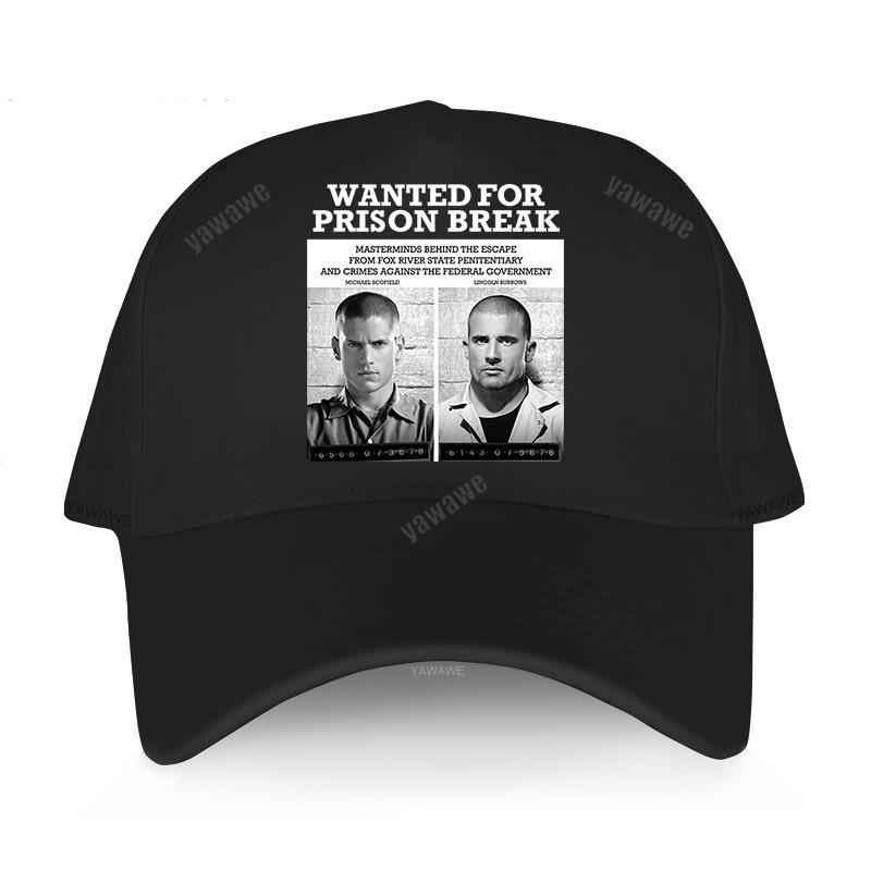 New Leisure and comfortable Sunlight Unisex Hat Wanted For Prison Break Unisex baseball cap breathable outdoor hat Cotton print Cap