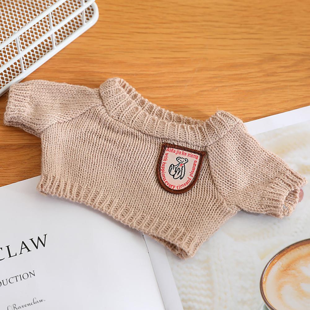 

Для куклы-утки LaLafanfan Модная одежда Комбинезон Одежда для куклы Сочетание цветов Толстовки Аксессуары для кукол Милое украшение Маленькая одежда 10#