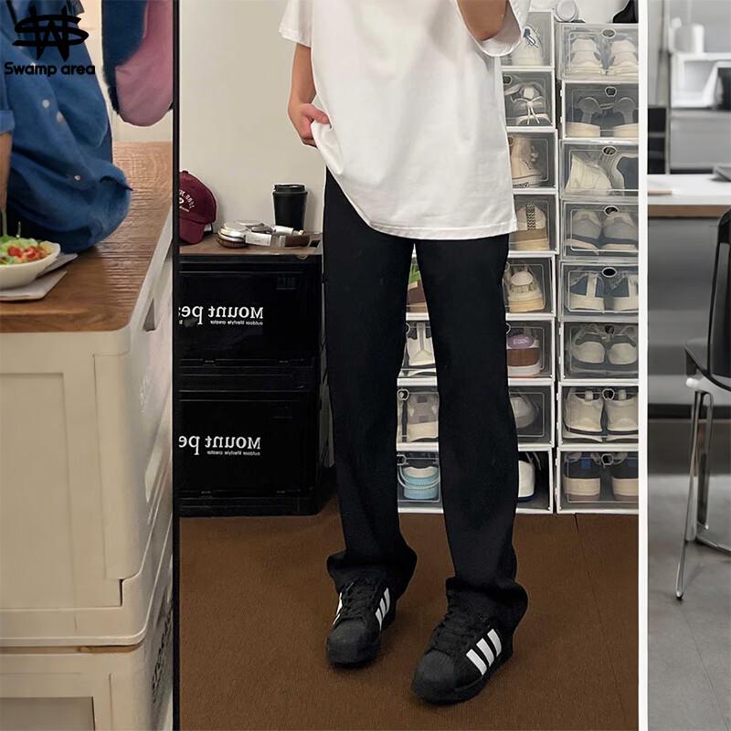 

SWAMP AREA Мужские расклешенные джинсы из денима прямого кроя K2030 L