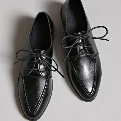 Elegant Patent Leather Dress Shoes for Women 2025 Spring Summer Fashion Pointed Toe Thick Heels Single Shoes