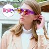 SHEEN KELLY Oversized Polarized Fitted Sunglasses for Men and Women TR90 Mirrored Overglasses Cat Eye Driver Goggles