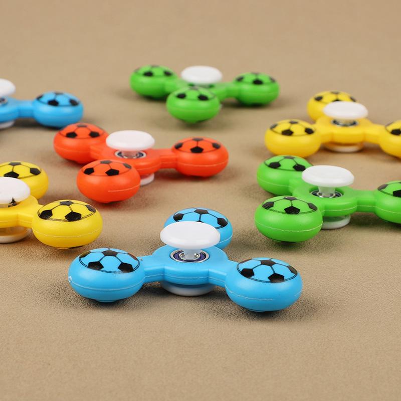 12pcs Soccer Finger Spinners Gyro Toys for Kids Football Birthday Party Favors Goodie Pinata Filler School Rewards Holiday Gift