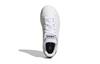adidas Neo ADVANTAGE Abrasion Resistant Low Top Skateboard Shoes White Black Kids' GW6487